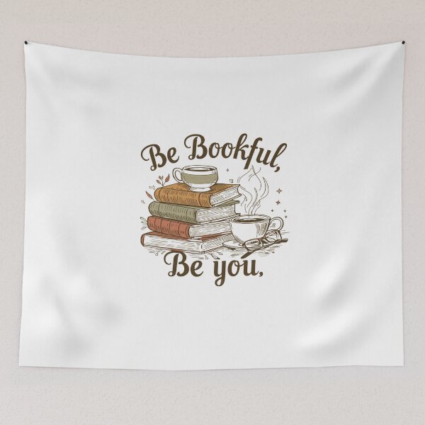Item preview, Be bookful be you – Book Lover Quote Design designed and sold by Happyhoo1.