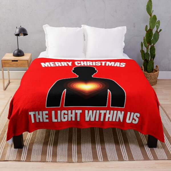 Item preview, MERRY CHRISTMAS - THE LIGHT WITHIN US | Inspirational Merry Christmas | Faith and Hope Holiday Design designed and sold by KEF Custom.