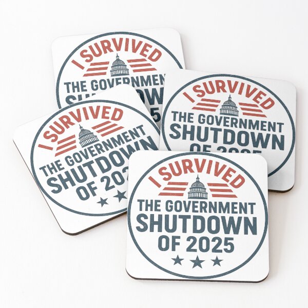 Item preview, Government Shutdown Survivor 2025 designed and sold by ifdogscouldclap....
