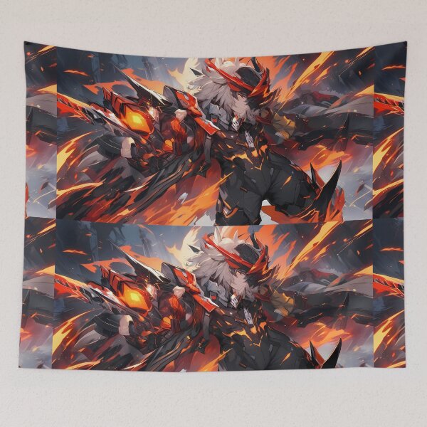 Item preview, Wallpaper Epic Armored Warriors Mechs Thrilling Battle Action designed and sold by ART ATTACK ZONE.