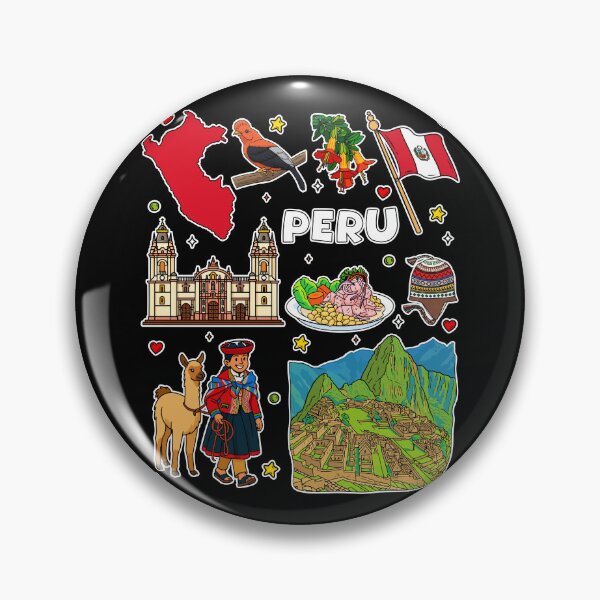 Item preview, Machu Picchu & Peru Icons, Vibrant Culture Collage designed and sold by mashmosh.