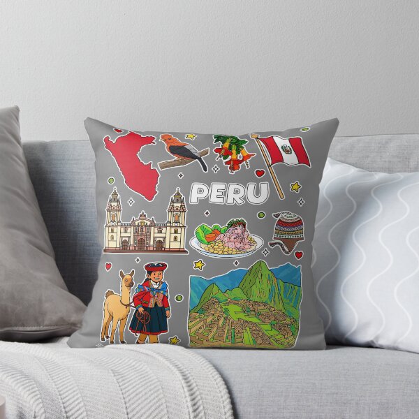Item preview, Machu Picchu & Peru Icons, Vibrant Culture Collage designed and sold by mashmosh.