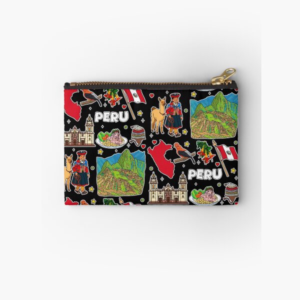 Item preview, Machu Picchu & Peru Icons, Vibrant Culture Collage designed and sold by mashmosh.