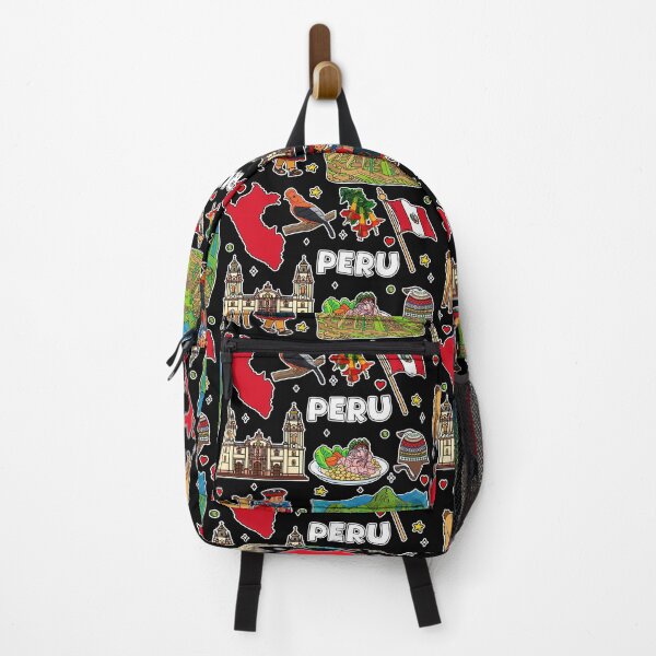 Item preview, Machu Picchu & Peru Icons, Vibrant Culture Collage designed and sold by mashmosh.
