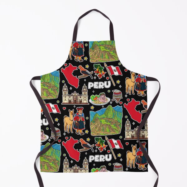 Item preview, Machu Picchu & Peru Icons, Vibrant Culture Collage designed and sold by mashmosh.