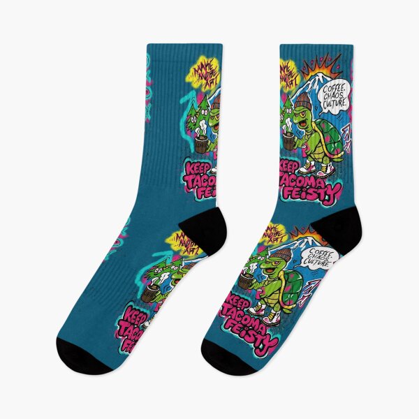 Item preview, Keep Tacoma Feisty Turtle Graffiti designed and sold by Urban Muse And Sultry Hues.
