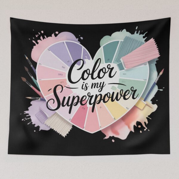 Item preview, COLOUR IS MY SUPERPOWER  designed and sold by YourTrendyTees.