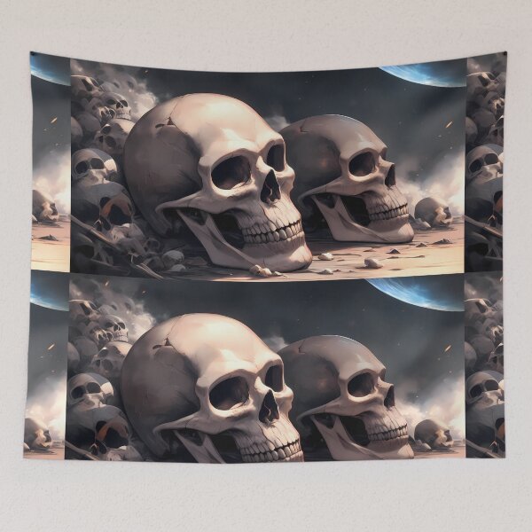 Item preview, Skull Epic Armored Warriors Mechs Thrilling Battle Action designed and sold by ART ATTACK ZONE.