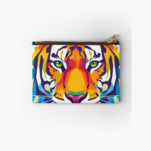 Item preview, COLORFUL GEOMETRIC TIGER FACE designed and sold by infinitearte.