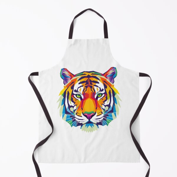 Item preview, COLORFUL GEOMETRIC TIGER FACE designed and sold by infinitearte.
