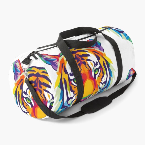 Item preview, COLORFUL GEOMETRIC TIGER FACE designed and sold by infinitearte.