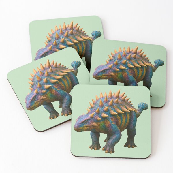 Item preview, Colorful Dinosaur: Ankylosaurus Sticker designed and sold by Tridentulus.