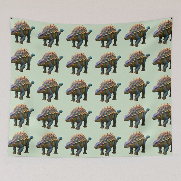 Item preview, Colorful Dinosaur: Ankylosaurus Sticker designed and sold by Tridentulus.