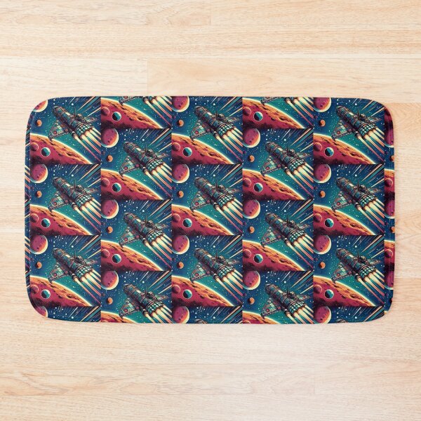 Item preview, pop art style spaceship designed and sold by Dogandesighn.