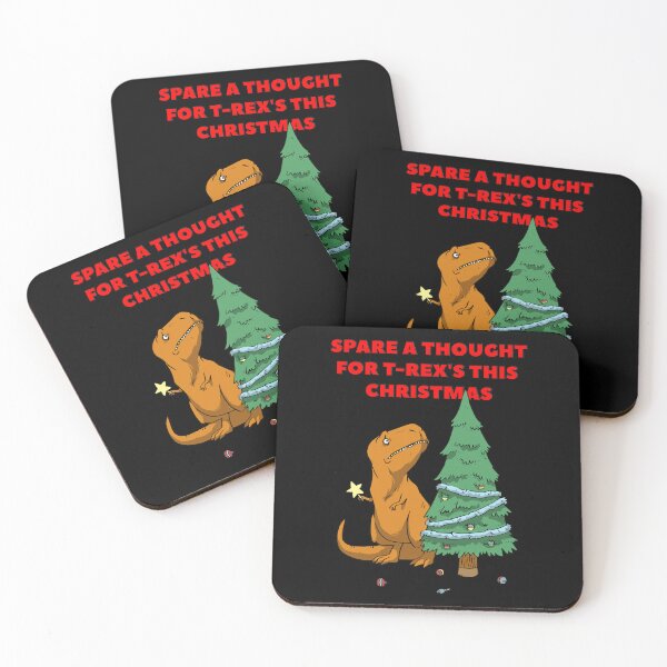 Item preview, Christmas T-Rex designed and sold by bonk-cycling.
