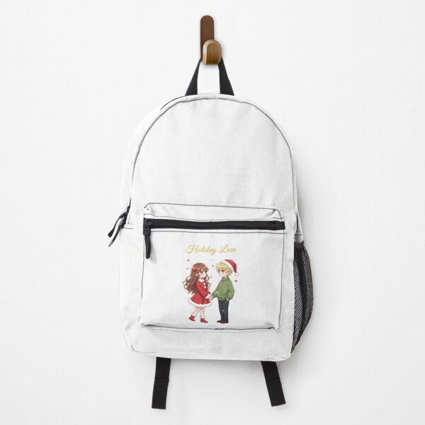 Item preview, Holiday Love – Cute Christmas Couple Anime Art Romantic Winter Design designed and sold by ZYNORAworld.