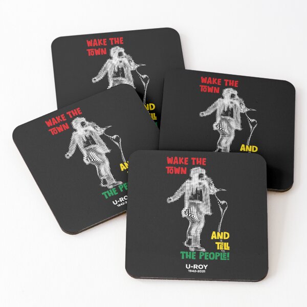 Item preview, U-Roy - Pulsing Reggae (Wake The Town) - dark background designed and sold by Half Serious.