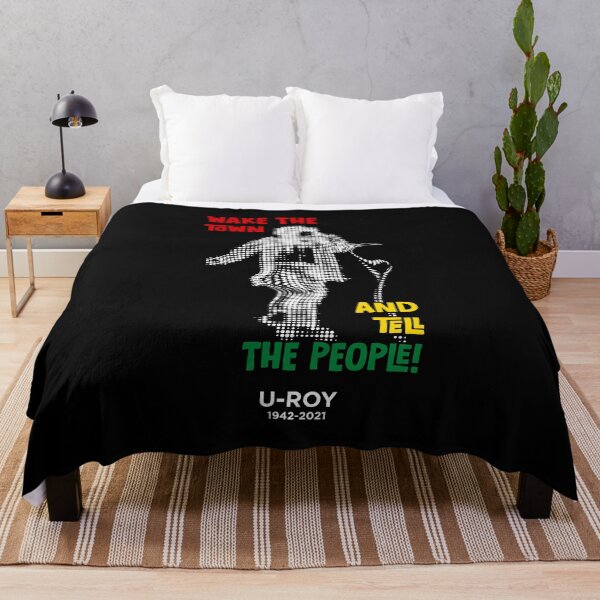 Item preview, U-Roy - Pulsing Reggae (Wake The Town) - dark background designed and sold by Half Serious.