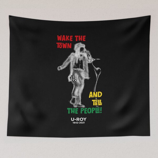 Item preview, U-Roy - Pulsing Reggae (Wake The Town) - dark background designed and sold by Half Serious.