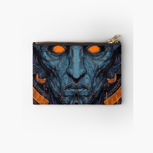 Item preview, Cybernetic Mystic – Orange Core Vision designed and sold by DarkSpaceVibes.