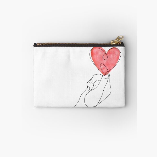 Item preview, Hand Holding Heart Line Art | Watercolor Love designed and sold by MikyVeranda.