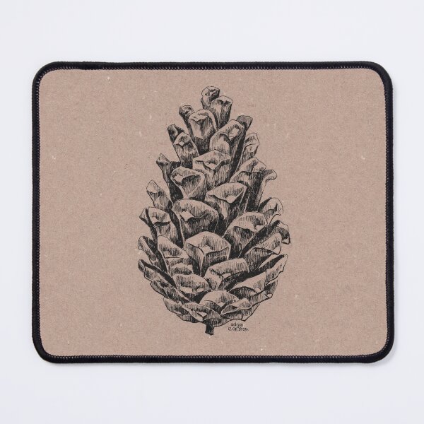 Item preview, Pine cone fineliner illustration designed and sold by Adam Wróbel.