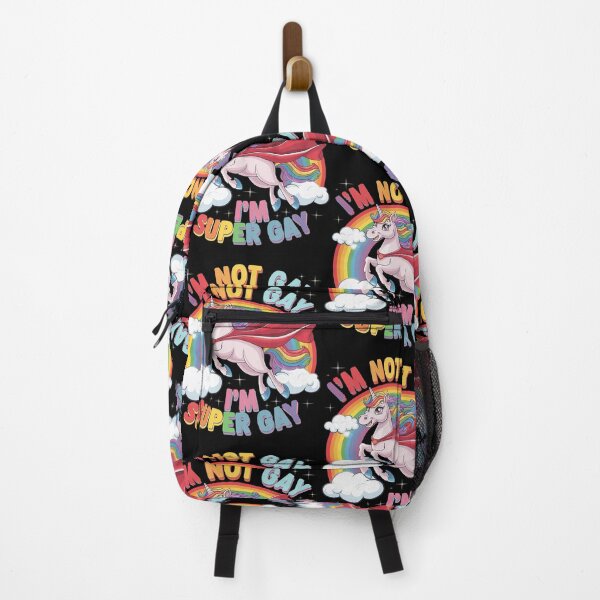 Item preview, I'm Not Gay I'm Super Gay Unicorn Pride Rainbow LGBTQ Month designed and sold by ClassicAnthony.