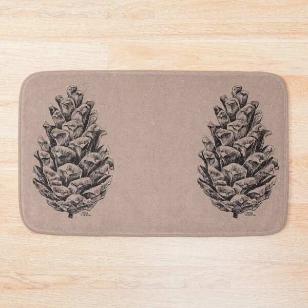 Item preview, Pine cone fineliner illustration designed and sold by Adam Wróbel.