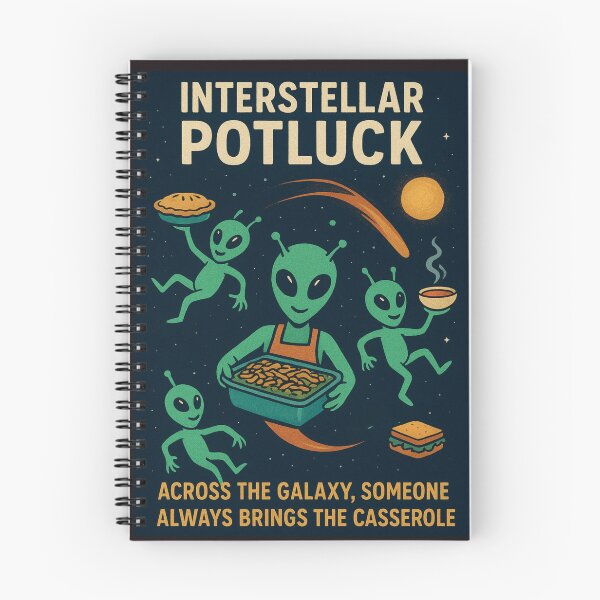 Item preview, Green Bean Casserole Aliens Interstellar Potluck Vintage designed and sold by SunfullyYours.