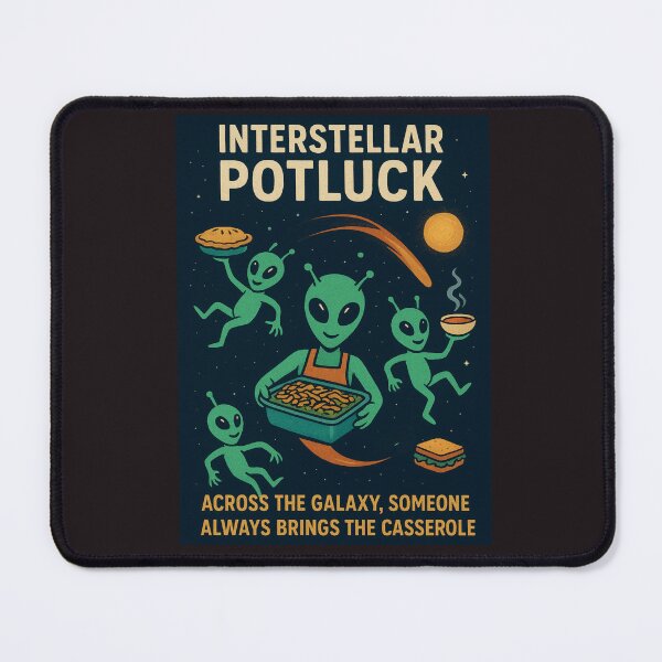Item preview, Green Bean Casserole Aliens Interstellar Potluck Vintage designed and sold by SunfullyYours.