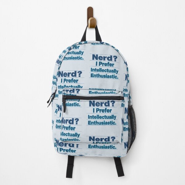 Item preview, Nerd? I Prefer Intellectually Enthusiastic – Funny Smart Quote Design designed and sold by Design Delinquent.