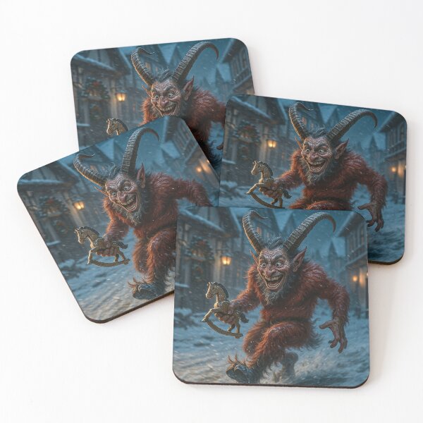 Item preview, Krampus having fun in the snow designed and sold by Sartawsky.