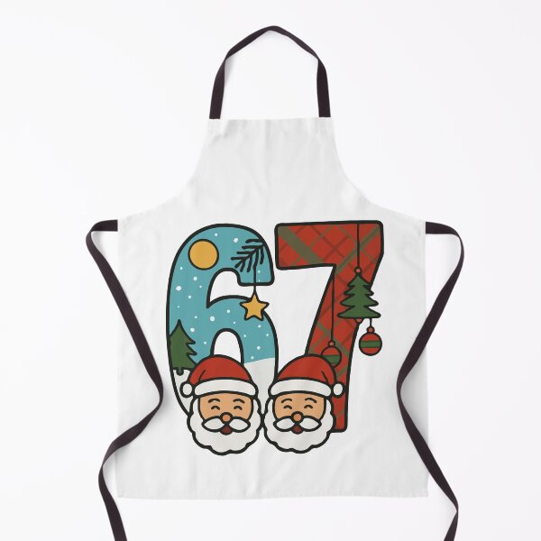 Item preview, Festive “67 Holiday Cheer” – Santa & Viral 6-7 Meme Christmas Graphic Tee, Hoodie & Sticker designed and sold by BrainBubbleArt.