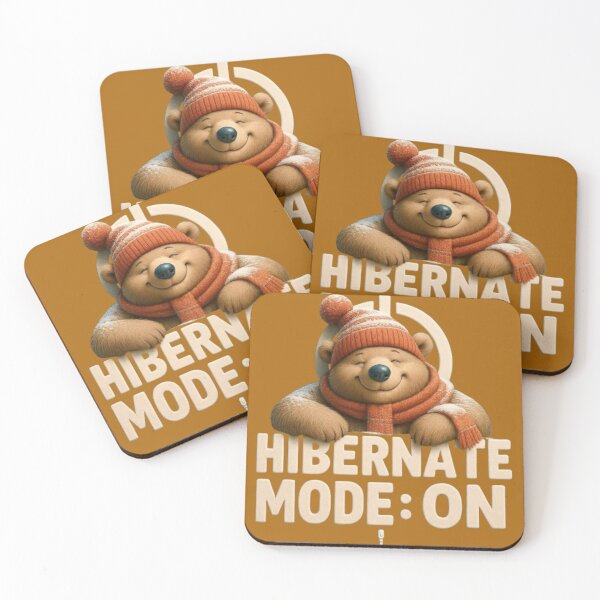 Item preview, Hibernate Mode ON Bear Sleep Tech Cozy Winter designed and sold by Kony83.