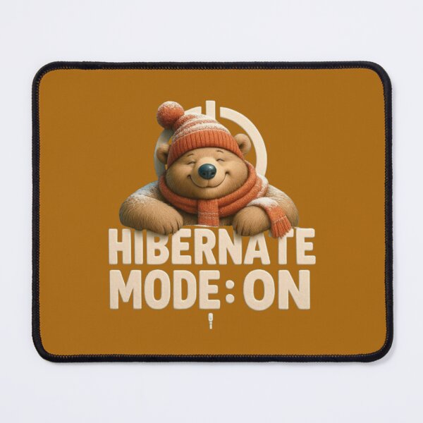 Item preview, Hibernate Mode ON Bear Sleep Tech Cozy Winter designed and sold by Kony83.