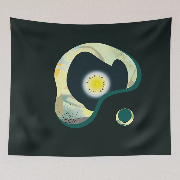 Item preview,  ART AND FLOWERS ON A GREEN BACKGROUND designed and sold by KarinaPraska.