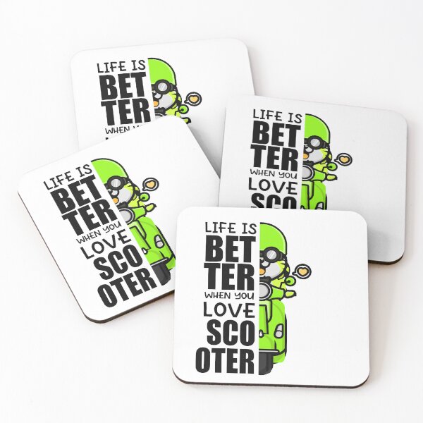 Item preview, Cute Scooter Rider Peek Design designed and sold by STMEDIADESIGN.
