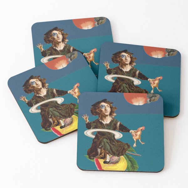 Item preview, Surreal Cosmic Scholar Collage – Absurd Renaissance Aesthetic Art designed and sold by kopcollage.