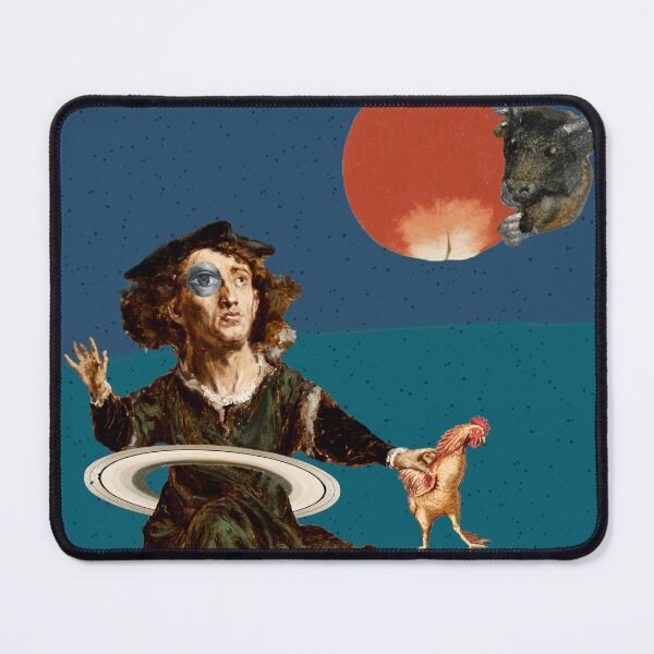Item preview, Surreal Cosmic Scholar Collage – Absurd Renaissance Aesthetic Art designed and sold by kopcollage.
