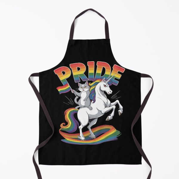 Item preview, LGBT Cat Riding Unicorn Gay Pride Rainbow LGBTQ  designed and sold by ClassicAnthony.