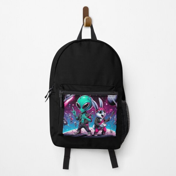 Item preview, Cute rabbit and alien punk lovers designed and sold by Dogandesighn.