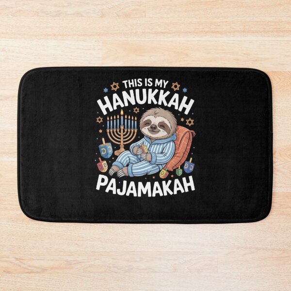 Item preview, This Is My Hanukkah Pajamakah Sloth Funny designed and sold by snowry.
