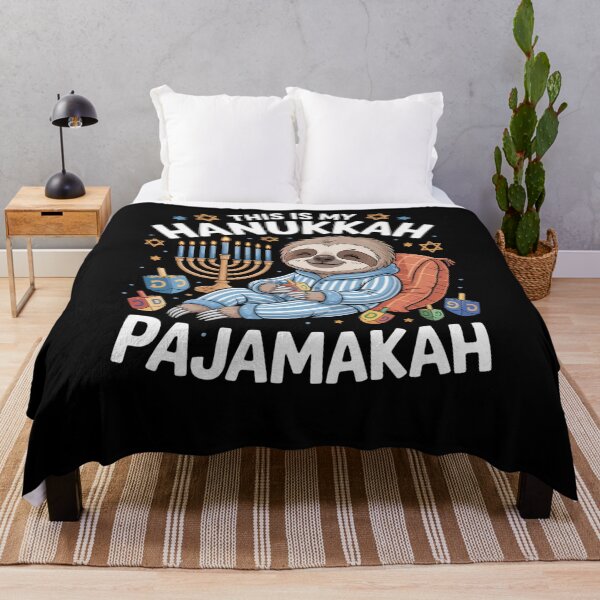 Item preview, This Is My Hanukkah Pajamakah Sloth Funny designed and sold by snowry.