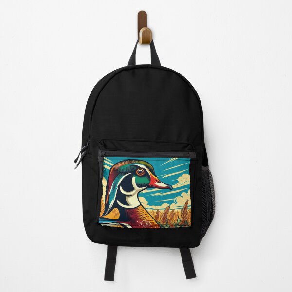 Item preview, Colorful wild duck in pop art style designed and sold by Dogandesighn.