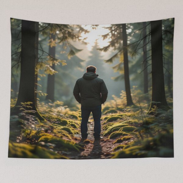 Item preview, Forest Silence - Nature, Light & Inner Peace – A Moment of Stillness in Green designed and sold by FotoworldEdel.