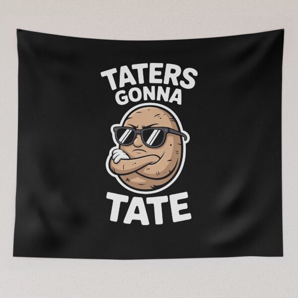 Item preview, Taters Gonna Tate Funny Potato Pun designed and sold by snowry.