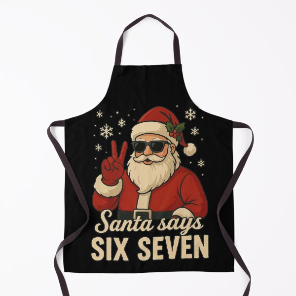 Item preview, Santa Says Six Seven | Funny Cool Santa Meme | Trending 67 Christmas Design for Holiday Gifts designed and sold by BrainBubbleArt.