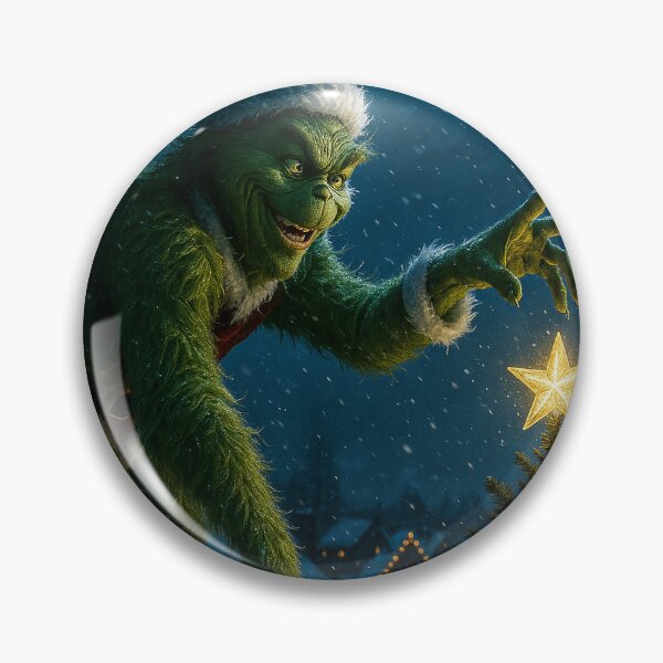Item preview, The Grinch steals the Christmas star designed and sold by Sartawsky.