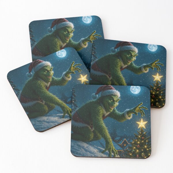 Item preview, The Grinch steals the Christmas star designed and sold by Sartawsky.