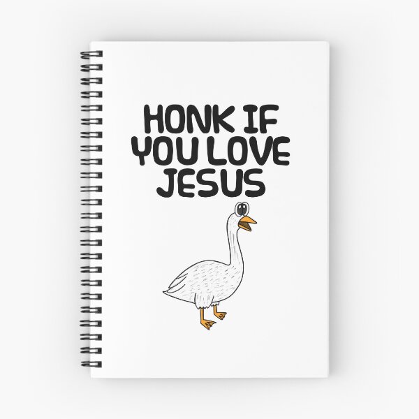 Item preview, Honk If You Love Jesus, Christian Church Goose Funny designed and sold by doodlerob.